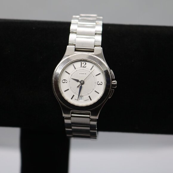 Coach Accessories - Coach Swiss Quartz ladies watch new battery 0155 stainless steel tank band